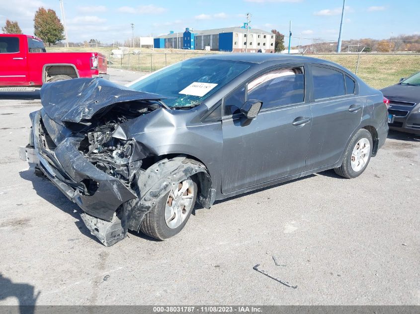 2013 Honda Civic Lx VIN: 19XFB2F51DE035470 Lot: 38031787