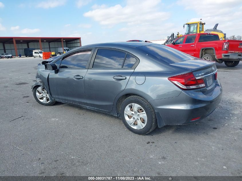 2013 Honda Civic Lx VIN: 19XFB2F51DE035470 Lot: 38031787