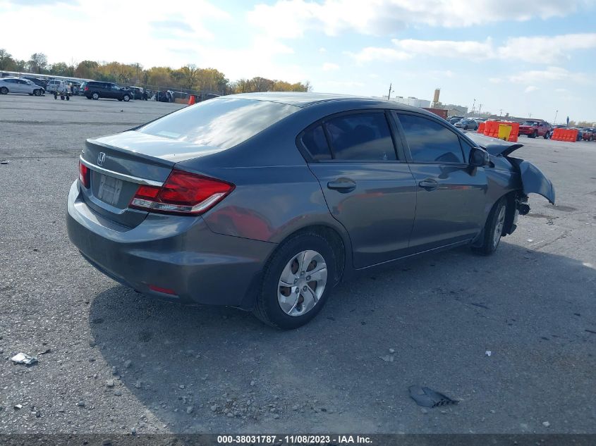 2013 Honda Civic Lx VIN: 19XFB2F51DE035470 Lot: 38031787