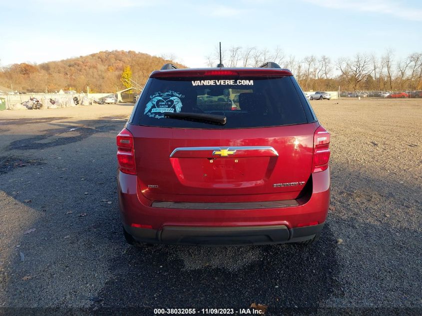 2016 Chevrolet Equinox Lt VIN: 2GNFLFEK7G6224387 Lot: 38032055