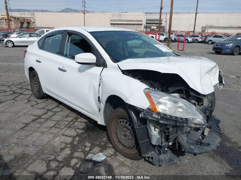 2015 Nissan Sentra S VIN: 3N1AB7AP2FY244267 Lot: 38032149