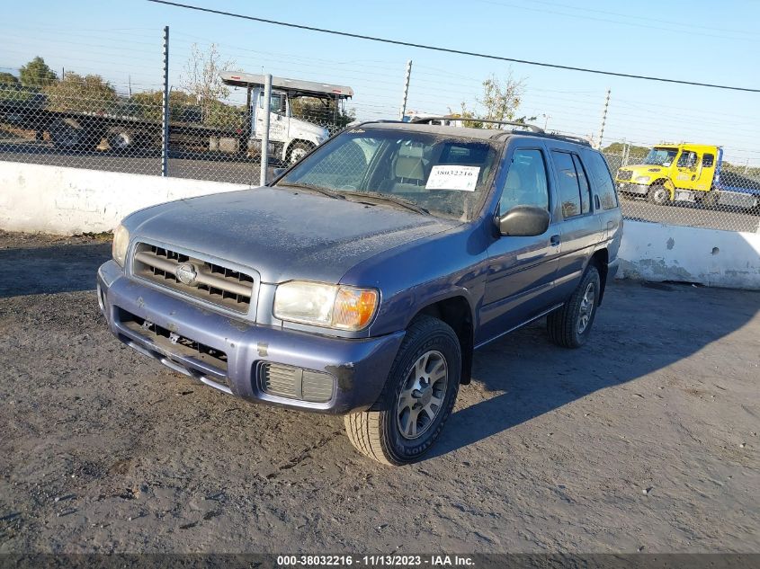 2001 Nissan Pathfinder Le/Xe/Se VIN: JN8AR07X51W500509 Lot: 38032216