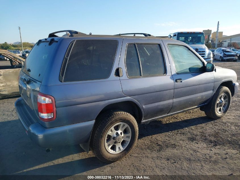 2001 Nissan Pathfinder Le/Xe/Se VIN: JN8AR07X51W500509 Lot: 38032216