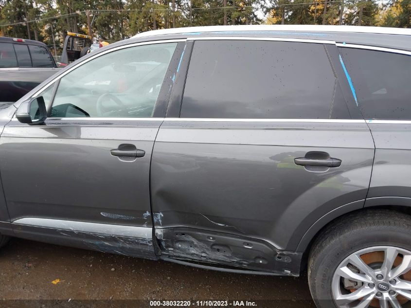 2018 Audi Q7 3.0T Premium VIN: WA1LAAF7XJD031751 Lot: 38032220