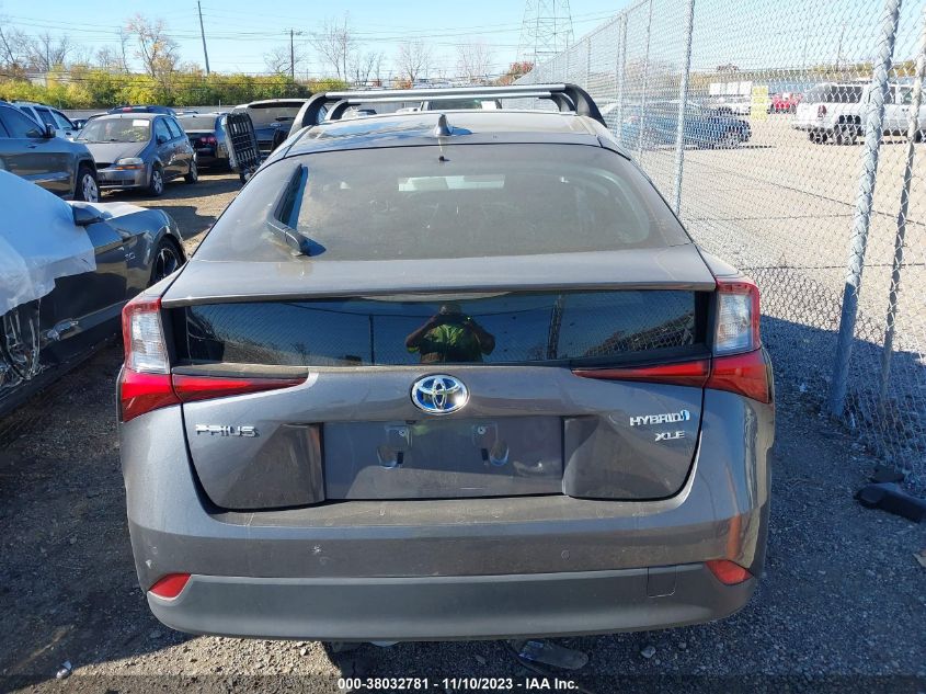 2022 Toyota Prius L VIN: JTDKAMFU7N3186276 Lot: 38032781