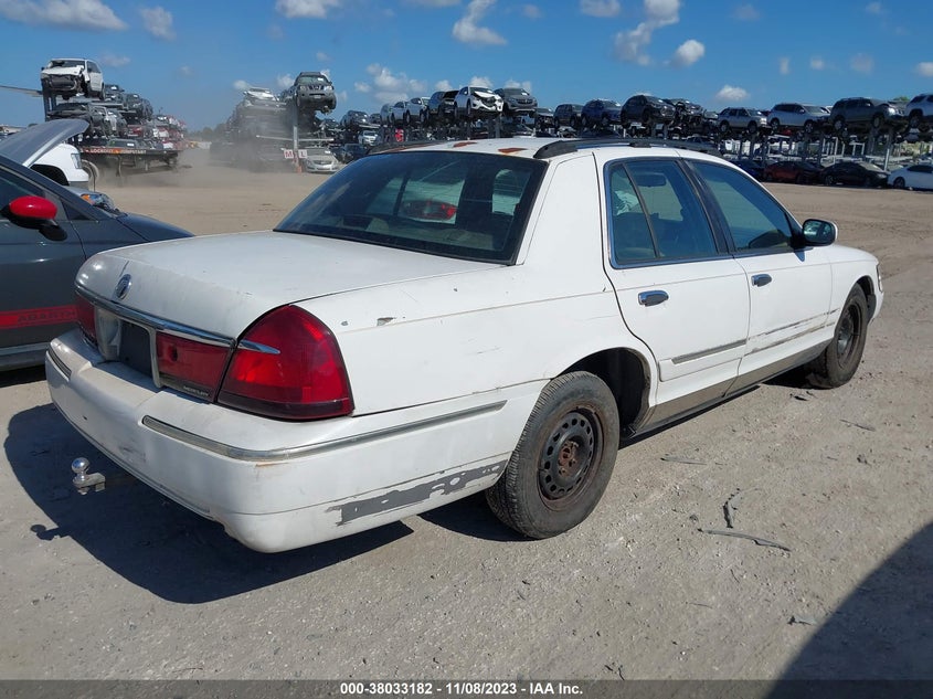 2001 Mercury Grand Marquis Gs VIN: 2MEFM74W31X649458 Lot: 38033182