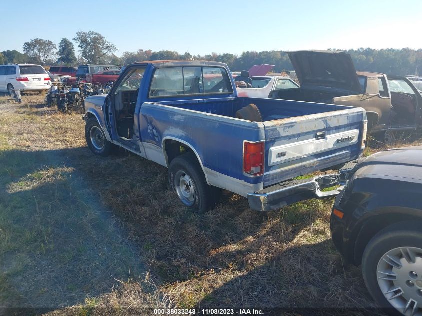 1990 Dodge Dakota VIN: 1B7FL26X4LS614561 Lot: 38033248