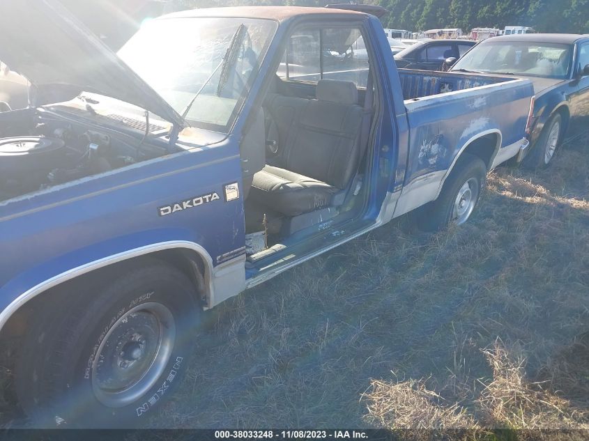 1990 Dodge Dakota VIN: 1B7FL26X4LS614561 Lot: 38033248