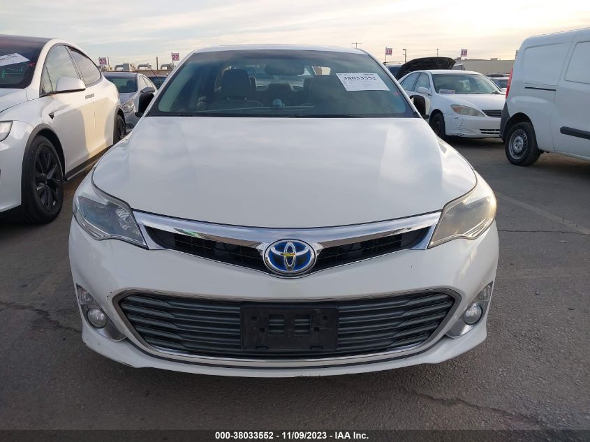 2014 Toyota Avalon Hybrid Xle Touring VIN: 4T1BD1EB1EU030181 Lot: 38033552