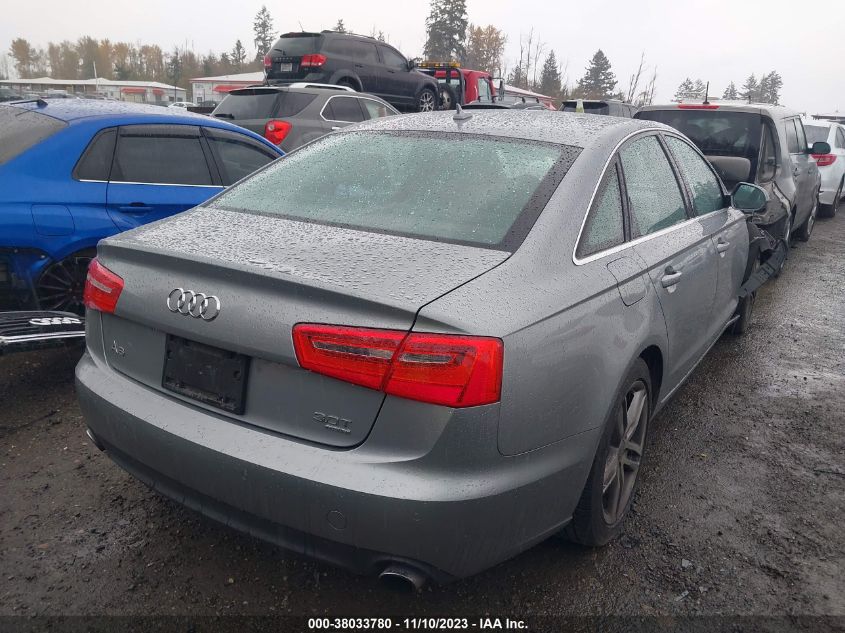 2012 Audi A6 3.0 Premium VIN: WAUGGAFC2CN118833 Lot: 38033780