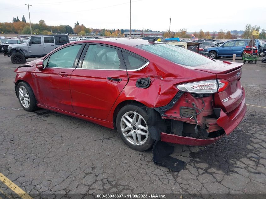 2016 Ford Fusion Se VIN: 3FA6P0H79GR319694 Lot: 38033837