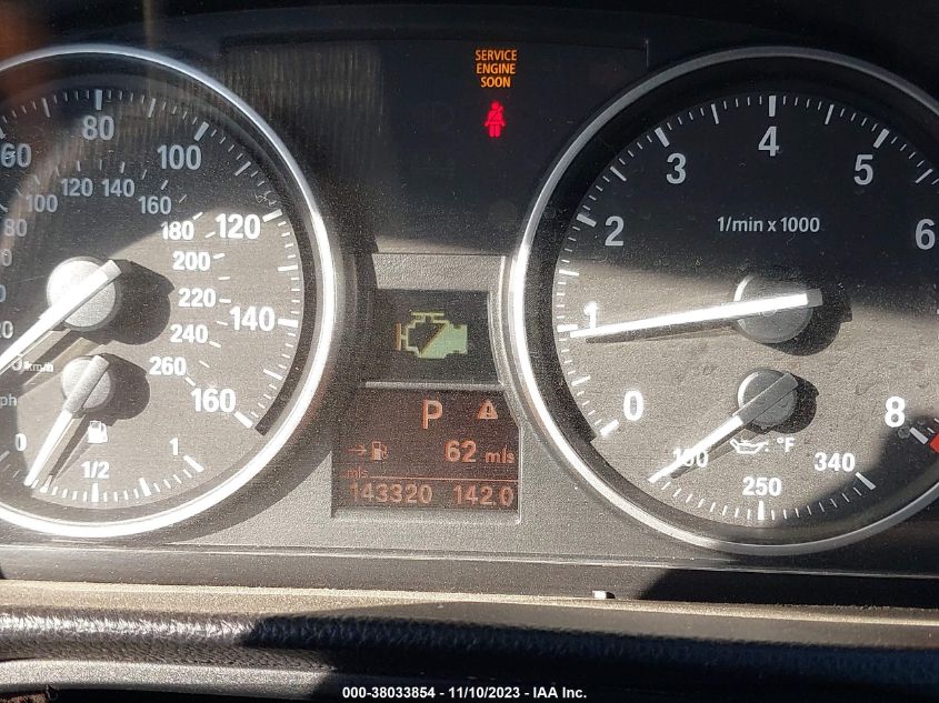 2011 BMW 3 Series 335I VIN: WBADX7C52BE581565 Lot: 38033854