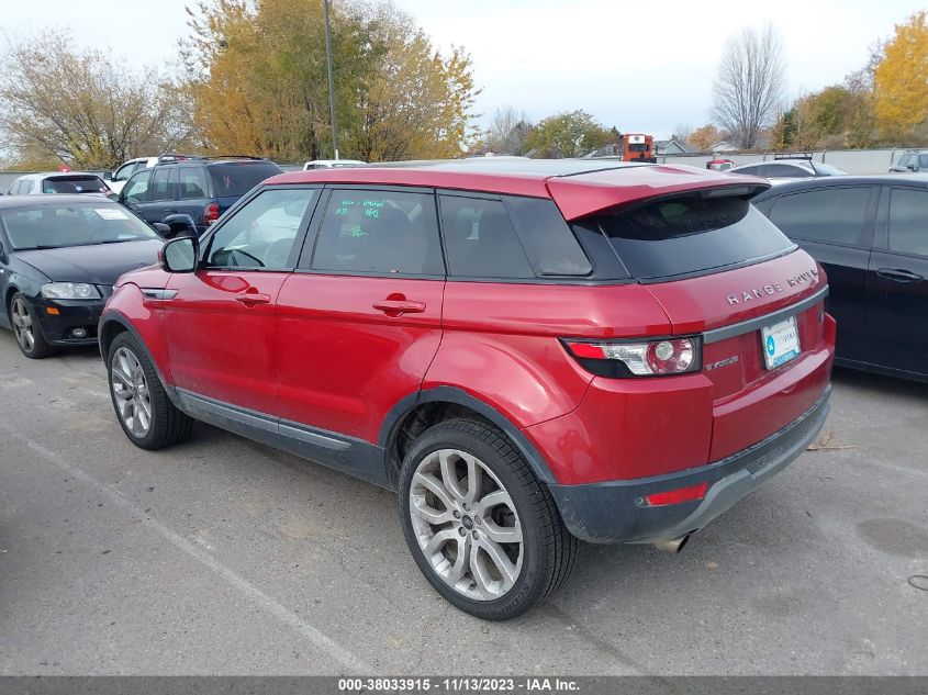 2013 Land Rover Range Rover Evoque Pure VIN: SALVP2BG0DH756337 Lot: 38033915