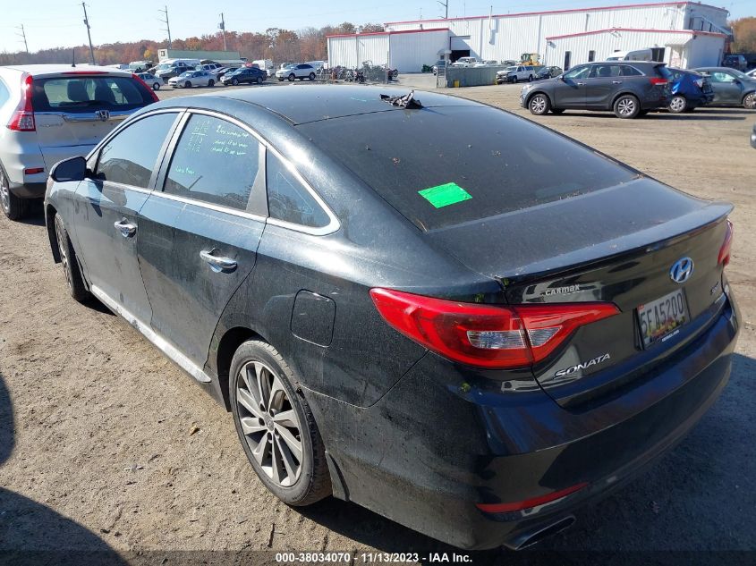 2015 Hyundai Sonata Sport VIN: 5NPE34AF0FH096117 Lot: 38034070