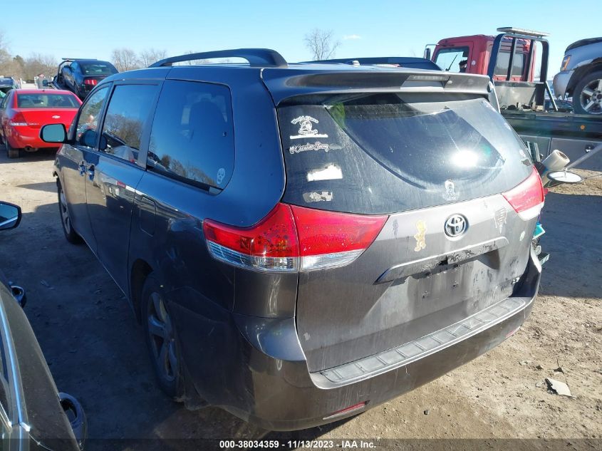 2013 Toyota Sienna Le V6 8 Passenger VIN: 5TDKK3DC6DS313405 Lot: 38034359