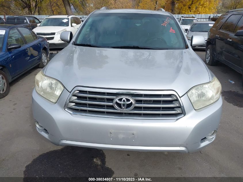2009 Toyota Highlander Limited VIN: JTEES42A792134711 Lot: 38034807