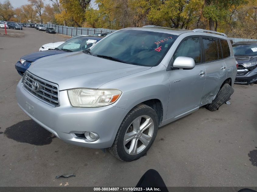 2009 Toyota Highlander Limited VIN: JTEES42A792134711 Lot: 38034807