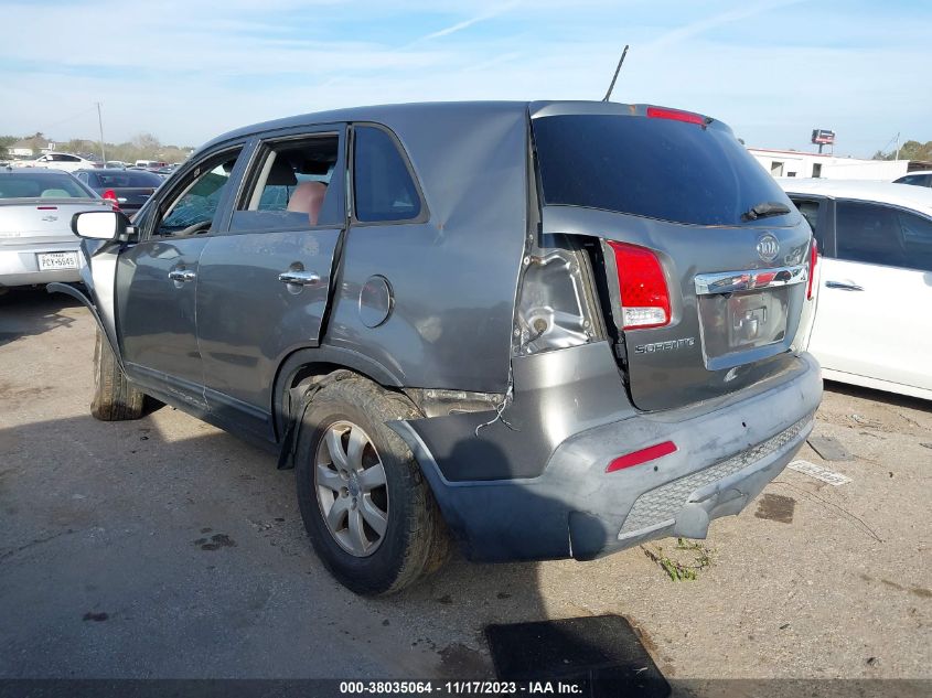 2013 Kia Sorento Lx VIN: 5XYKT3A10DG409835 Lot: 38035064