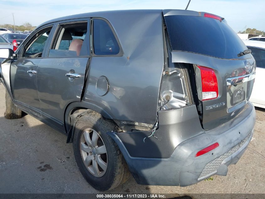 2013 Kia Sorento Lx VIN: 5XYKT3A10DG409835 Lot: 38035064