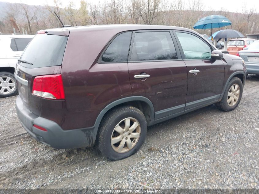 2011 Kia Sorento Lx VIN: 5XYKT3A15BG048440 Lot: 38035093