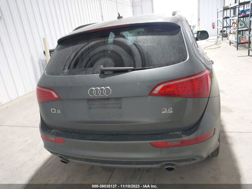 2012 Audi Q5 3.2L Prestige VIN: WA1WKAFP0CA102826 Lot: 38035137