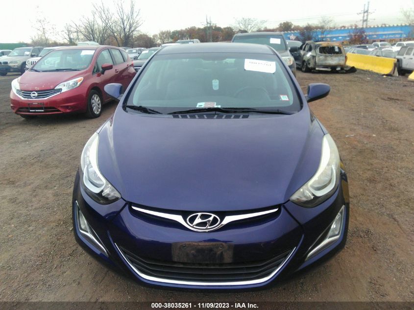 2014 Hyundai Elantra Se VIN: 5NPDH4AE3EH462199 Lot: 38035261