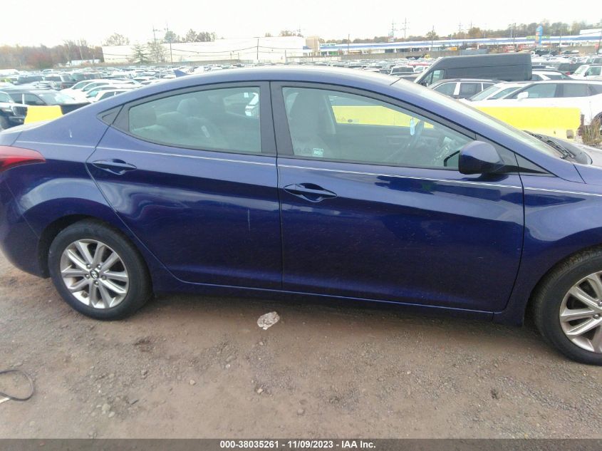 2014 Hyundai Elantra Se VIN: 5NPDH4AE3EH462199 Lot: 38035261