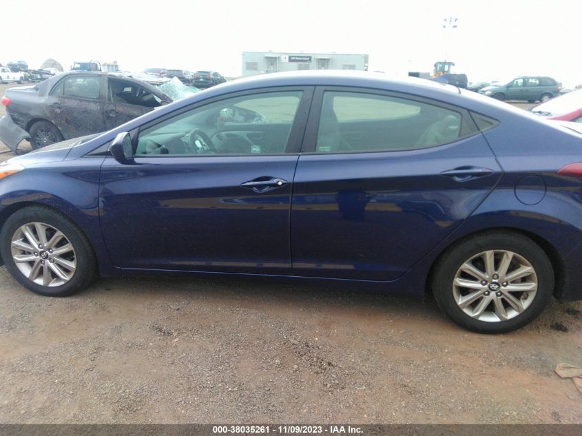 2014 Hyundai Elantra Se VIN: 5NPDH4AE3EH462199 Lot: 38035261