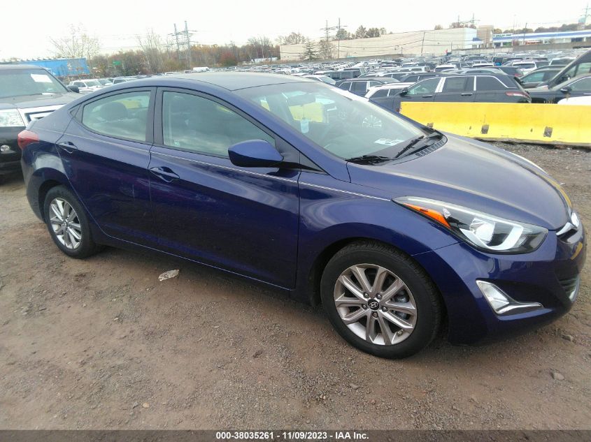 2014 Hyundai Elantra Se VIN: 5NPDH4AE3EH462199 Lot: 38035261