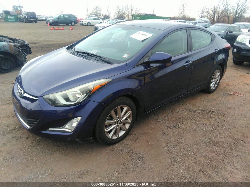 2014 Hyundai Elantra Se VIN: 5NPDH4AE3EH462199 Lot: 38035261