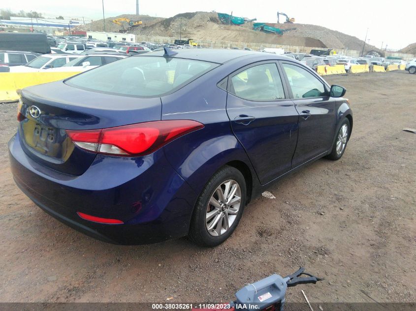 2014 Hyundai Elantra Se VIN: 5NPDH4AE3EH462199 Lot: 38035261