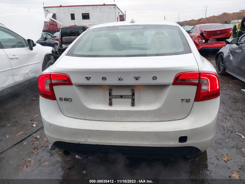 2012 Volvo S60 T5 VIN: YV1622FS6C2102267 Lot: 38035412