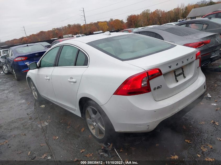 2012 Volvo S60 T5 VIN: YV1622FS6C2102267 Lot: 38035412