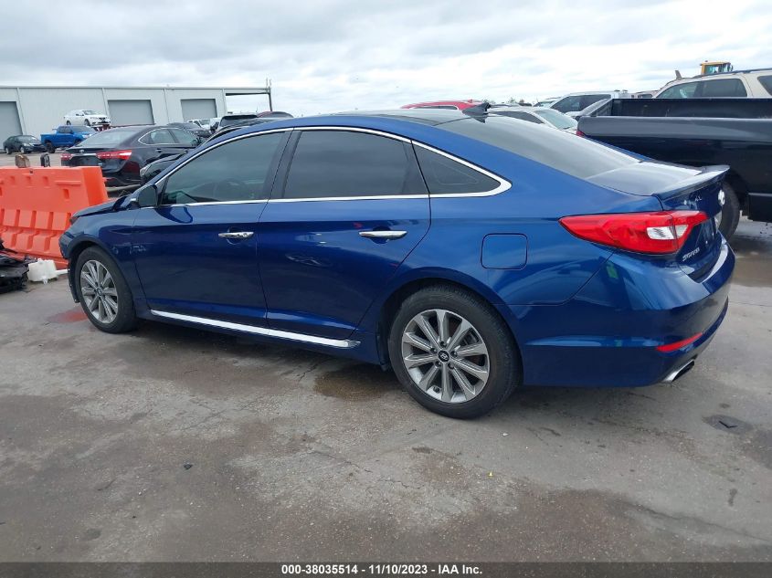 2016 Hyundai Sonata 2.4L Limited VIN: 5NPE34AF8GH344647 Lot: 38035514