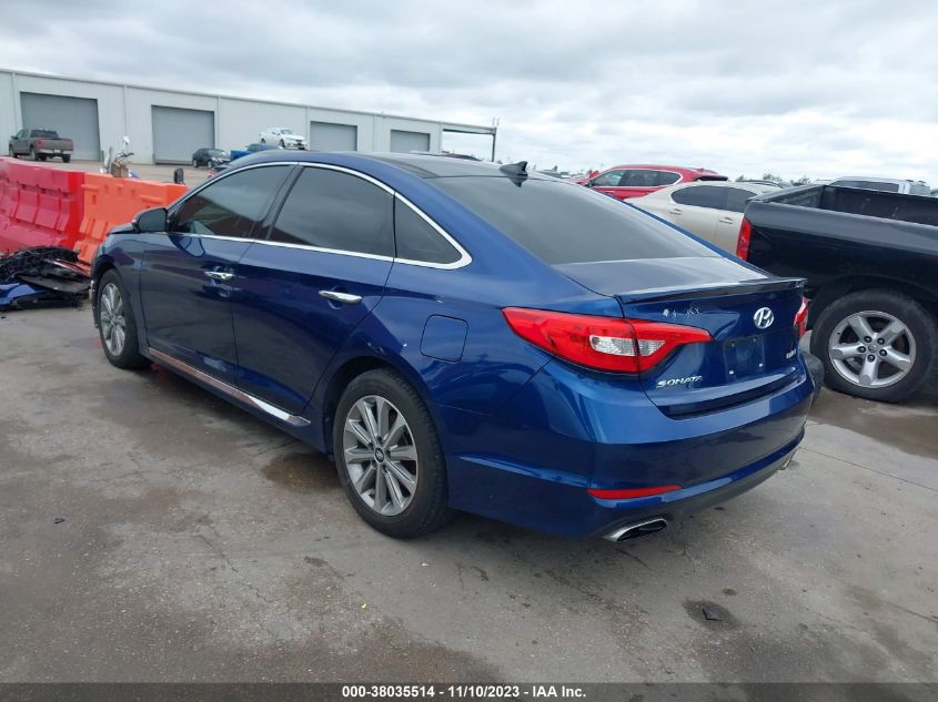 2016 Hyundai Sonata 2.4L Limited VIN: 5NPE34AF8GH344647 Lot: 38035514