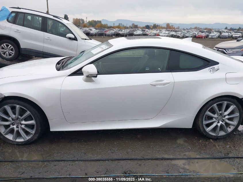 2016 Lexus Rc 300 VIN: JTHSM5BC1G5002255 Lot: 38035555