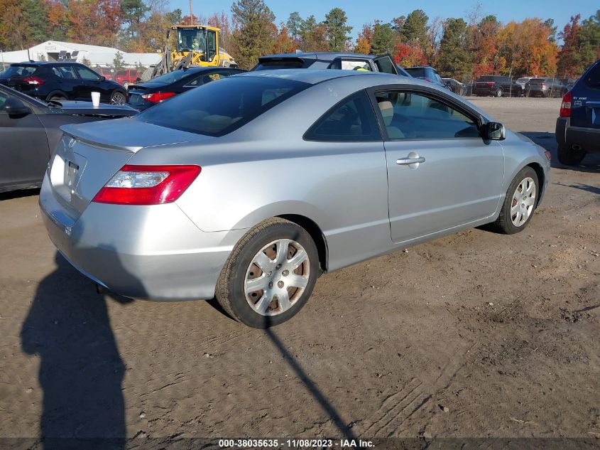 2008 Honda Civic Cpe Lx VIN: 2HGFG12628H503616 Lot: 38035635