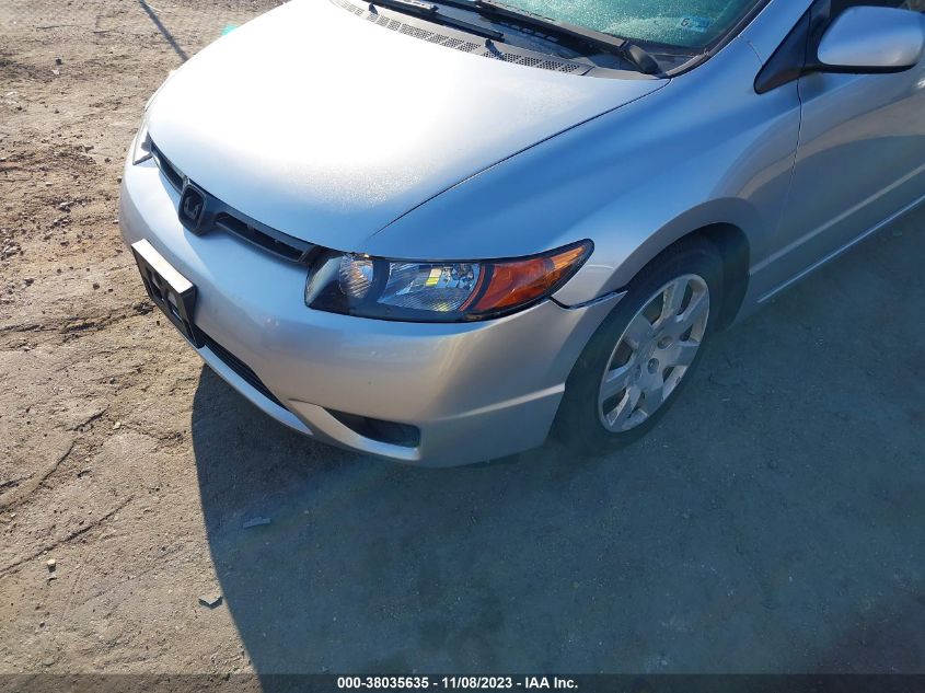 2008 Honda Civic Cpe Lx VIN: 2HGFG12628H503616 Lot: 38035635