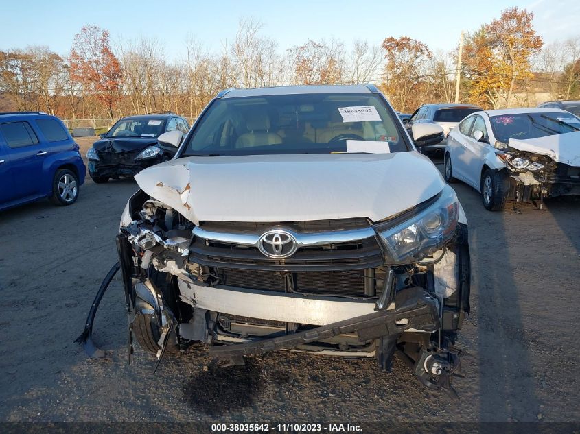 2015 Toyota Highlander Xle V6 VIN: 5TDJKRFHXFS159839 Lot: 38035642