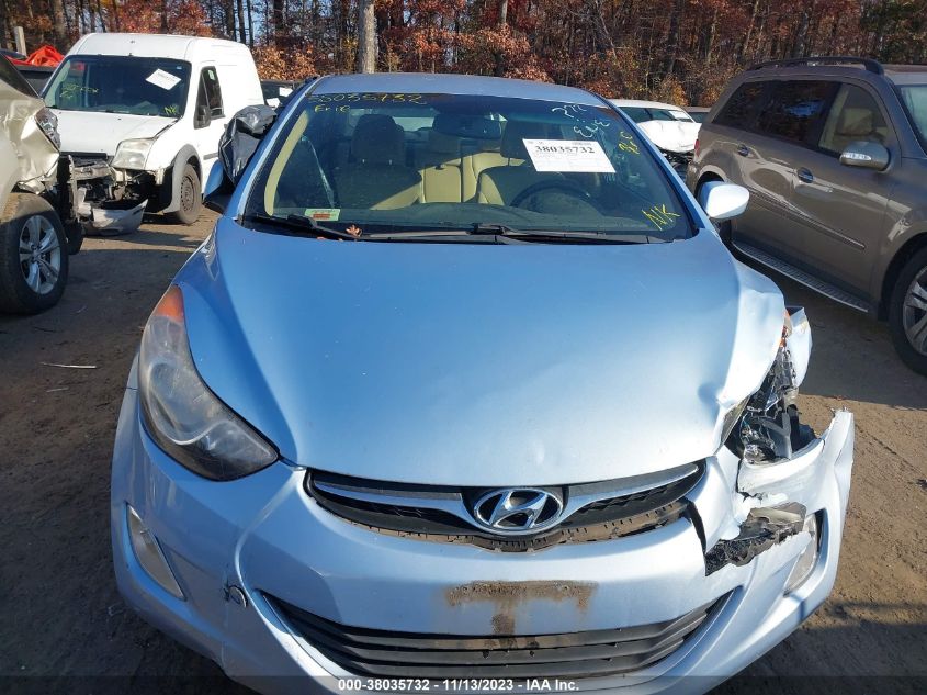 2012 Hyundai Elantra Gls (Ulsan Plant) VIN: KMHDH4AE2CU291511 Lot: 38035732