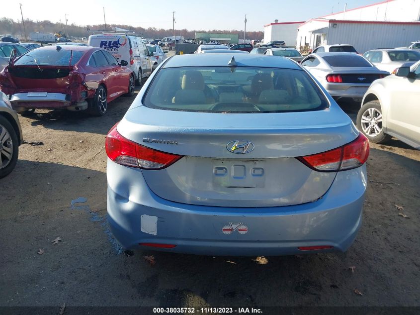 2012 Hyundai Elantra Gls (Ulsan Plant) VIN: KMHDH4AE2CU291511 Lot: 38035732