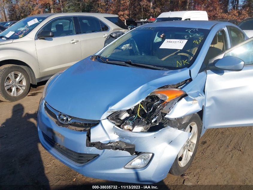 2012 Hyundai Elantra Gls (Ulsan Plant) VIN: KMHDH4AE2CU291511 Lot: 38035732