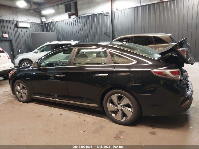 2017 Hyundai Sonata Hybrid Limited VIN: KMHE34L33HA077182 Lot: 38035805