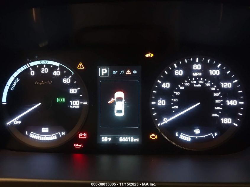 2017 Hyundai Sonata Hybrid Limited VIN: KMHE34L33HA077182 Lot: 38035805