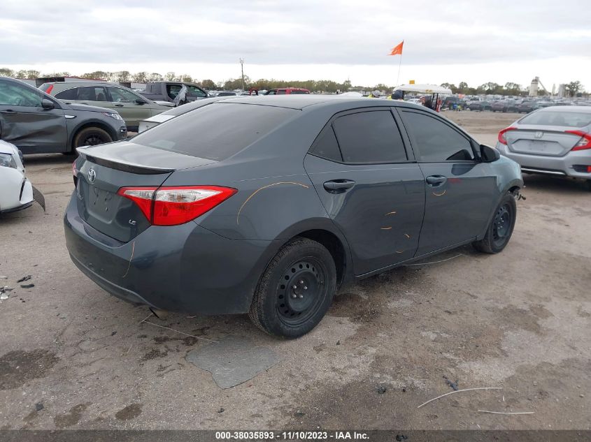 2016 Toyota Corolla Le VIN: 5YFBURHE6GP446817 Lot: 38035893