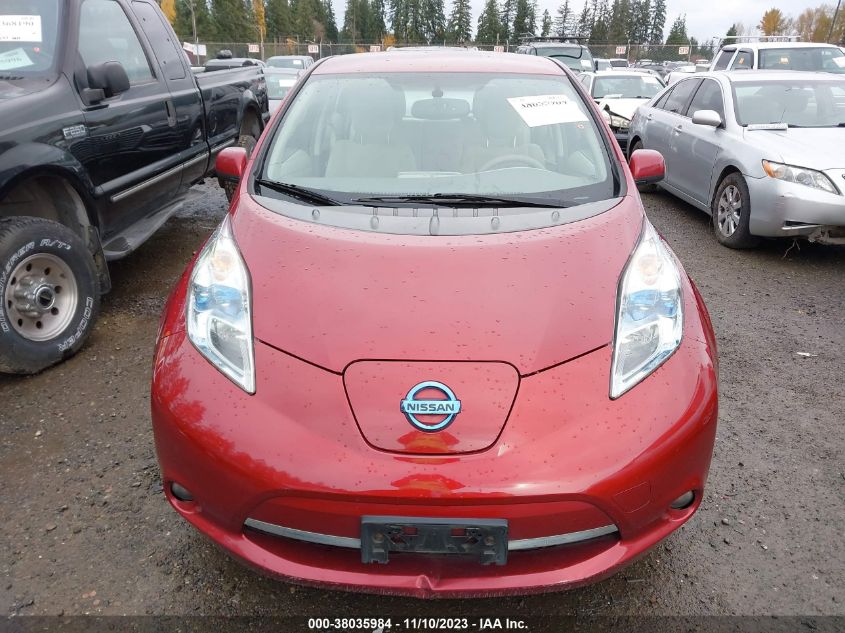 2011 Nissan Leaf Sl-E VIN: JN1AZ0CP5BT006335 Lot: 38035984