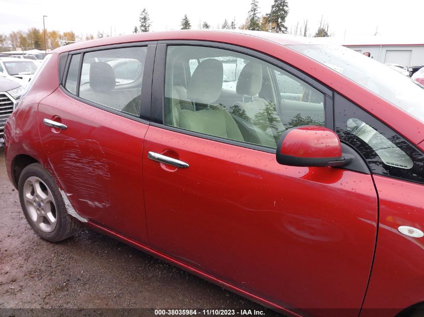 2011 Nissan Leaf Sl-E VIN: JN1AZ0CP5BT006335 Lot: 38035984