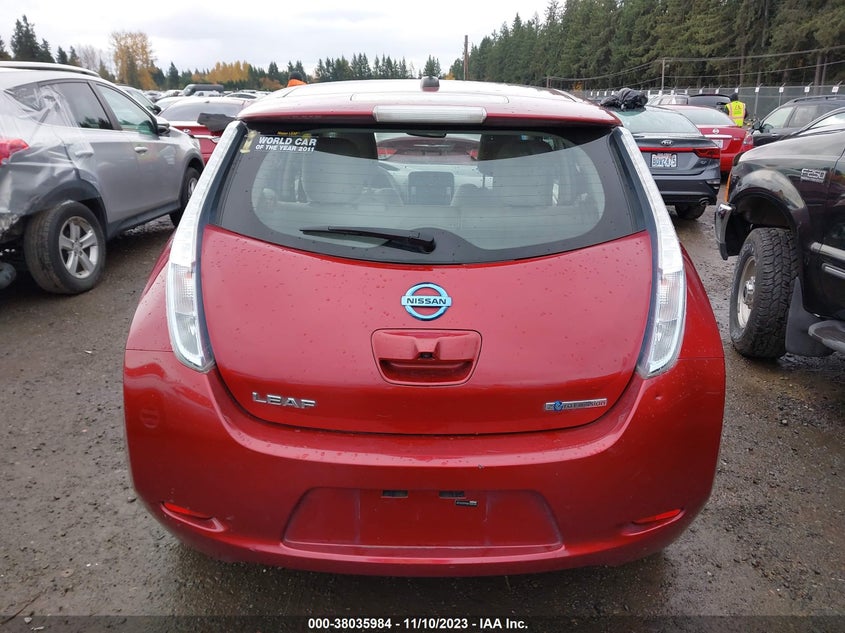 2011 Nissan Leaf Sl-E VIN: JN1AZ0CP5BT006335 Lot: 38035984