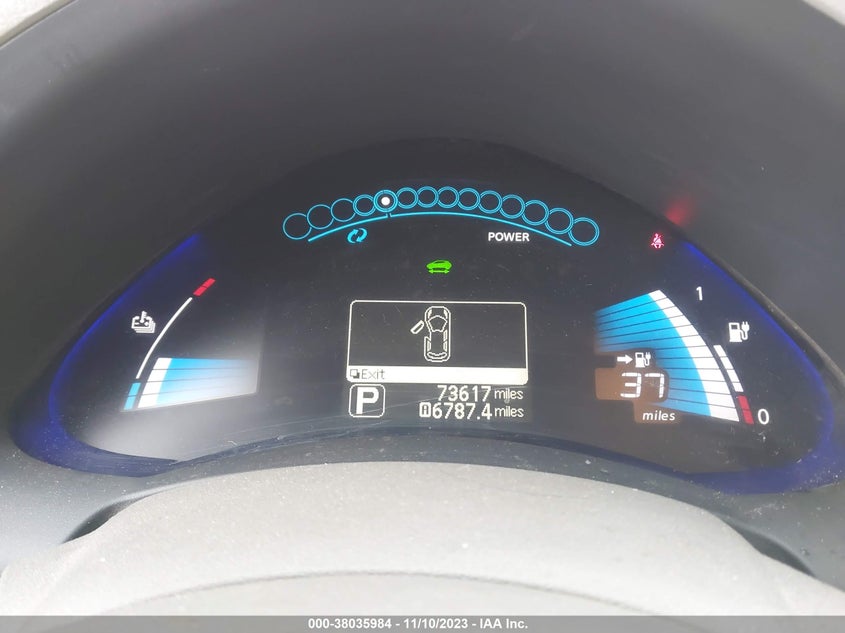 2011 Nissan Leaf Sl-E VIN: JN1AZ0CP5BT006335 Lot: 38035984