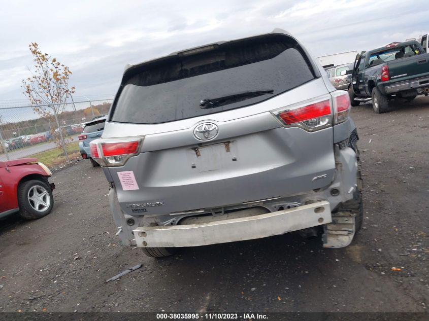 2016 Toyota Highlander Le V6 VIN: 5TDBKRFH0GS259227 Lot: 38035995